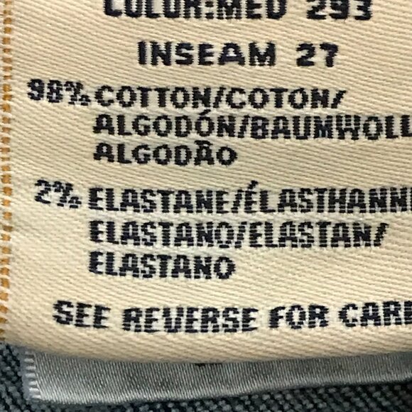 Miss Me Signature Cuffed Skinny Jeans Women 25 Blue Low Rise Aztec Patch Flap - Picture 16 of 16